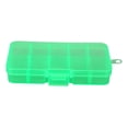 thumbnail image 1 of 10 Rejilla de Plástico para Joyería, Caja de Almacenamiento Extraíble, Contenedor para Pendientes, Separadores Ajustables Portátiles, Rectángulo Verde Yinane Estuche para almacenamiento de pendientes, 1 of 5
