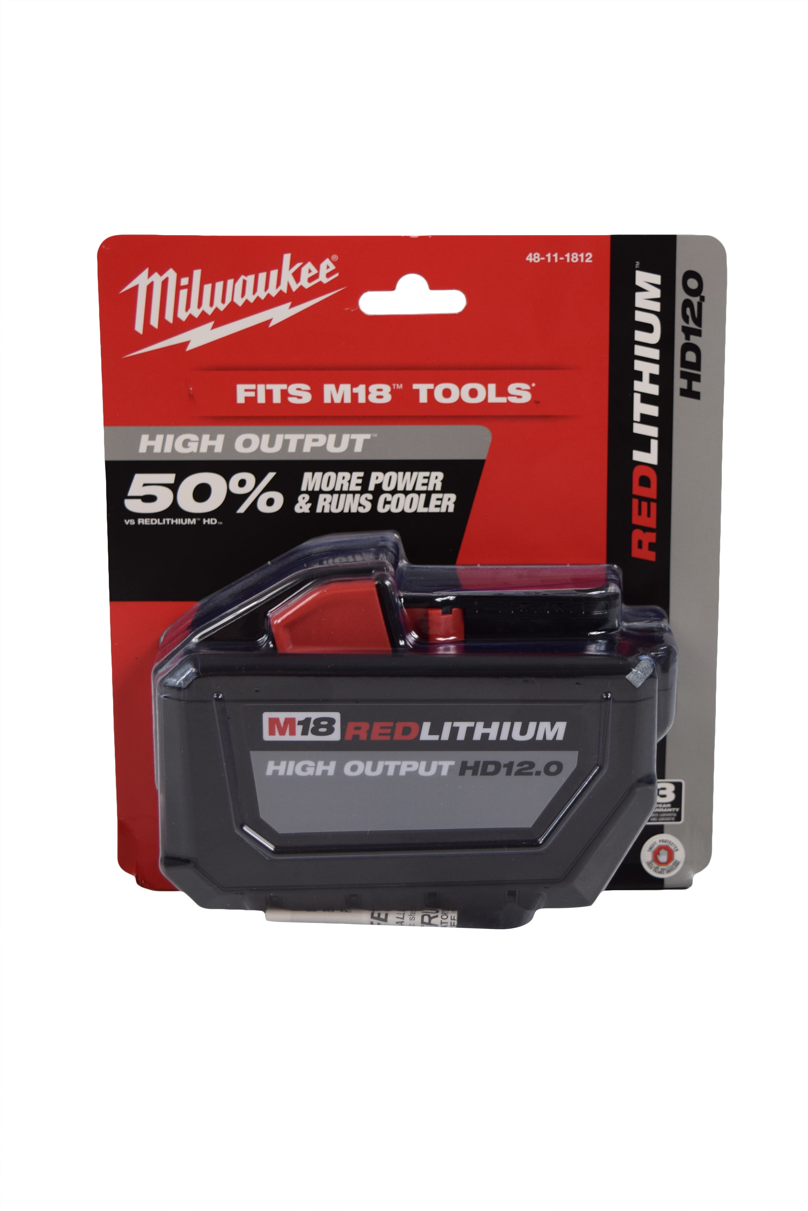 Milwaukee Battery M18 Red Lithium HD 12.0 48-11-1812 NEW 