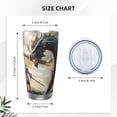 thumbnail image 4 of Vsdgher Swordsman Cool Dragon 20 Oz Stainless Steel Vacuum Insulated, Travel Mug Coffee Cup for Home, Office, Outdoor Works Great for Ice Drinks and Hot Beverage -Straw Three-piece Set, 4 of 8