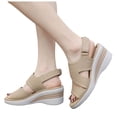 thumbnail image 3 of WILLBEST Sandalias Plataforma Nuevas Sandalias Ligeras Deportivas Casuales Con Diamantes De Imitación Y Suela Gruesa De Látex, Zapatos De Mujer De Talla Grande, 3 of 9