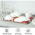 thumbnail image 7 of GZHJMY Halloween Décor Dish Drying Mat - 18 x 24inch- Extra Large Microfiber Dish Drying Mat, Dish Draining Mat, Counter top Mat, Halloween Cute Animals（174）, 7 of 7