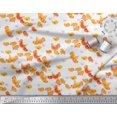 thumbnail image 3 of Soimoi Georgette Viscose Fabric Heart,Hen & Chick Cartoon Print Fabric by The Yard 42 Inch Wide, 3 of 3