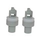 thumbnail image 4 of 2x adaptador de válvula de manguera de bomba de aire de bote inflable de plástico ABS para cama de aire de Kayak gris kusrkot Adaptador de válvula de kayak, 4 of 8