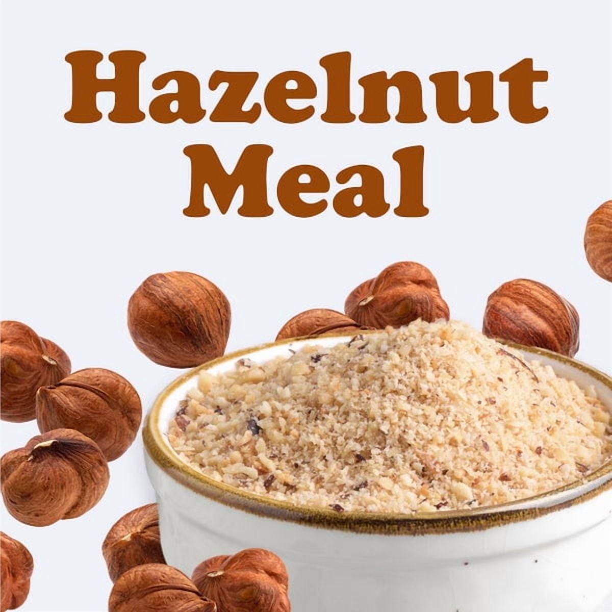 Hazelnut Meal, 2 Pounds – Vegan, Kosher, Bulk – by Food to Live