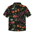 thumbnail image 2 of SSLR Youth Big Boys Casual Button Down Shirt Short Sleeve Hawaiian Shirts for Boys, 2 of 7