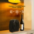thumbnail image 3 of Comfort Zone Fan Forced Space Heater with Thermostat, Black, 3 of 7