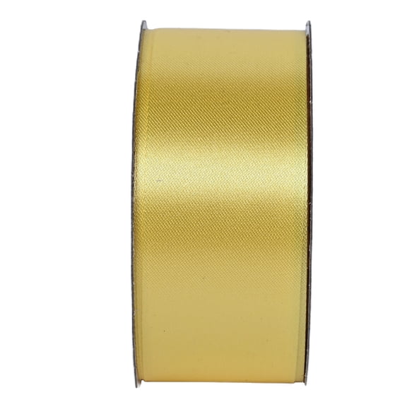 Gwen Studios 1 5/16" Yellow Ace Satin Ribbon, 3 yards