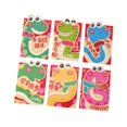 thumbnail image 3 of KLKCMS 6 Pcs 2025 Nouvel An Chinois Enveloppe Rouge Mignonne pour Fête de Remise des Diplômes, 3 of 9