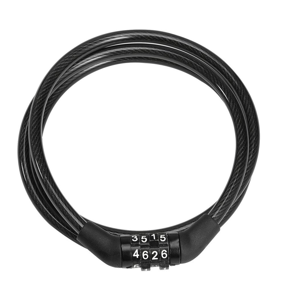 anti theft cable on bike