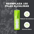 thumbnail image 2 of 100%PeakPower x16 Pilas Recargables AA 2600 mAh 16 Unidades | Capacidad m&iacute;nima Garantizada 2300 mAh NiMH | Pilas AA Recargables Que Vienen precargadas Listas para Usar | Bajo Nivel de autod, 2 of 8