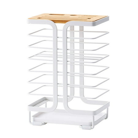 

Kitchen Holder Block Holder Storage Rack Organizer Household Organizer with Removable Tray