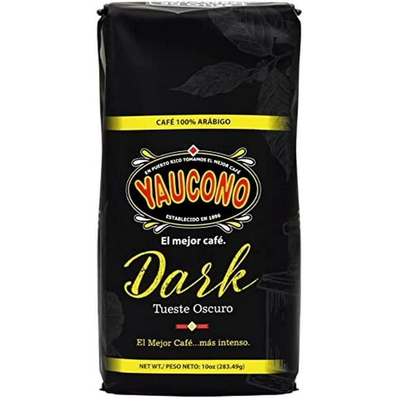 Yaucono Dark Roast Ground Coffee, 100% Arabica, 10 Ounce