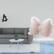 thumbnail image 2 of Figura de escritorio,Escultura abstracta de pensador para decoración de oficina y hogar.,Cojín con lazo bonito,Almohada con forma de lazo,bonito cojín decorativo con lazo,Funda de almohada, 2 of 8