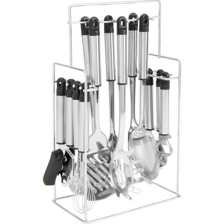 Chef' s Secret® 14pc Stainless Steel Kitchen Tool & Gadget Set with (Best Pampered Chef Gadgets)