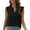 Z1Black, variant on Womens Flutter Sleeve T Shirt Solid Color Crewneck Ruffle Sleeve Ribbed Texture Casual Summer Blouse Everyday Tops