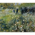 thumbnail image 3 of Pierre-Auguste Renoir 23x20 Black Modern Framed Museum Art Print Titled - Woman with a Parasol in a Garden (1875), 3 of 5