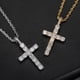 thumbnail image 4 of Collar con colgante de cruz de circonio Micro-set, collar de hip hop, 4 of 5