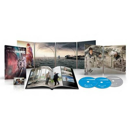 Interstellar (Collector's Edition) (2-Disc Blu-ray + DVD + Digital HD) (NEO-Pack Packaging + Art Book + IMAX Film Cel) (Walmart Exclusive)