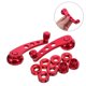 thumbnail image 1 of BALAHAPY 1Jgo Manija De Para Auto De Aluminio Rojo Con Adaptadores Y Clip Para Puertas, 1 of 6