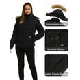 thumbnail image 5 of Wantdo Women's Recycled Winter Jacket Windproof Winter Coat Insulated Puffy Jacket Black L, 5 of 8