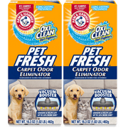 Arm & Hammer  Pet Fresh Plus Oxi Clean Dirt Fighters 16.3 oz Carpet Odor Eliminator (2 Pack )