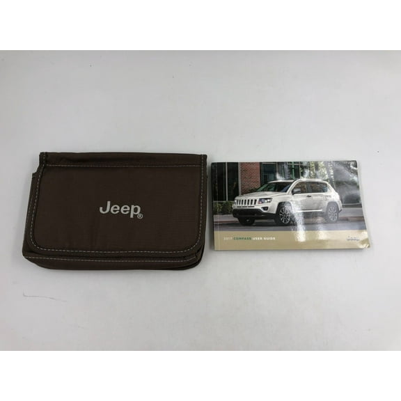 2017 Jeep Compass Owners Manual User Guide Set with Case OEM A03B18063