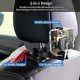 thumbnail image 4 of Ganchos para reposacabezas de asiento de automóvil, paquete de 2 ganchos duraderos para asiento trasero de automóvil, ganchos de doble capa con rotación de 360 grados con certificación CE, 4 of 5