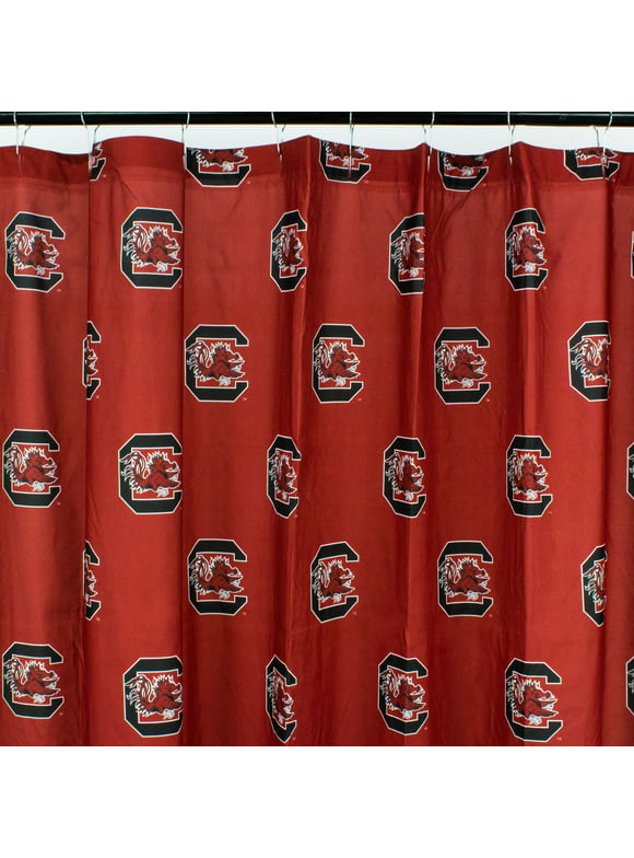 South Carolina Gamecocks Printed Shower Curtain Cover - 70" x 72"