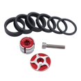 thumbnail image 1 of Espaciador para dirección de bicicleta Juego de espaciadores por núcleo Accesorios colgantes para bicicleta Calidad rojo kusrkot Separadores de auriculares de bicicleta, 1 of 4