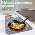 thumbnail image 4 of Protectores de fregadero para fregadero de cocina, alfombrilla de silicona para fregadero de 26x14 pulgadas, alfombrillas de fregadero de cocina resistentes al calor y fáciles de limpiar par, 4 of 5
