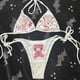 thumbnail image 2 of Bikini Y2K 2024 yangshaomei Conjunto de bikini de oso cintura alta, 2 of 5