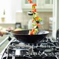thumbnail image 2 of 2pcs Stainless Steel Wok Ring Metallic Round Bottom Wok Rack 10.43x11.8inch Universal Size Inch For Hy, 2 of 5