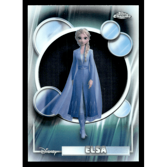 2026 Topps Chrome Disney Elsa #168 Trading Card Frozen Disney