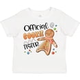 thumbnail image 3 of Inktastic Official Cookie Tester Cute Gingerbread Boys or Girls Toddler T-Shirt, 3 of 5