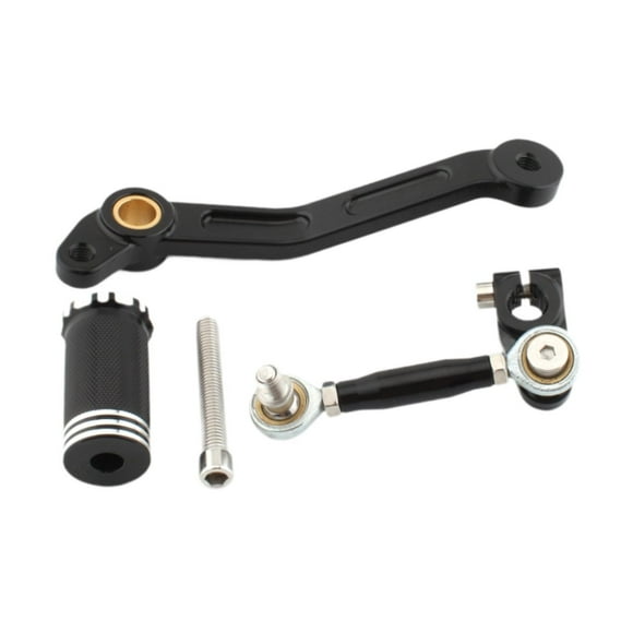 DYNWAVECA Gear Shifter Shift Lever Pedal Brake Pedal Foot Levers Kit Replacement Assembly High Performance Brake Lever for Vmax 1200 Black