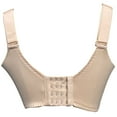 thumbnail image 3 of BIMEI Women Mastectomy Bra Lace Desire Wireless Bra Lacy Full-coverage Wirefree Bra 2427,Beige,34C, 3 of 8