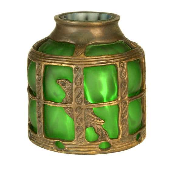 Meyda Tiffany 22140 Victorian Art Glass Gothic Bird Cage Shade - Green
