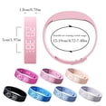 thumbnail image 3 of Vibrating Alarm Wristband for Heavy Sleepers, Friendly Wake Up Sleep Watch, Wrist Alarm, 20-Day Battery Life Alarm Bracelet,Silent Alarm Wristband, Portable Comfortable Sensory Alarm Clock,Gray, 3 of 6