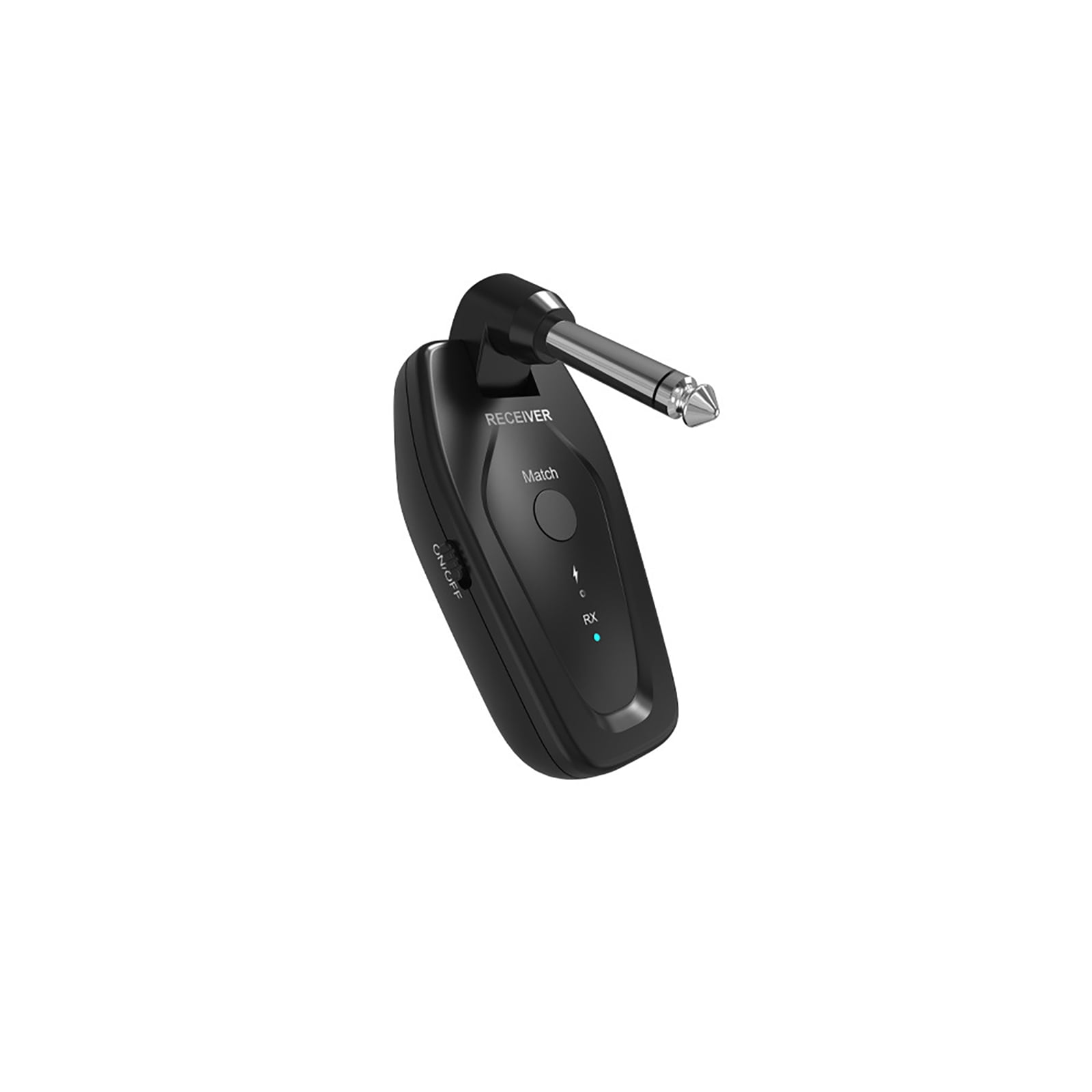 New Professional UHF Wireless Guitar System Transmitter Receiver Type-C Charging