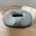 thumbnail image 1 of nipocaio Coussin Beignet Hémorroïdes Coussin Coccyx Gris Coussin de Taille, 1 of 4
