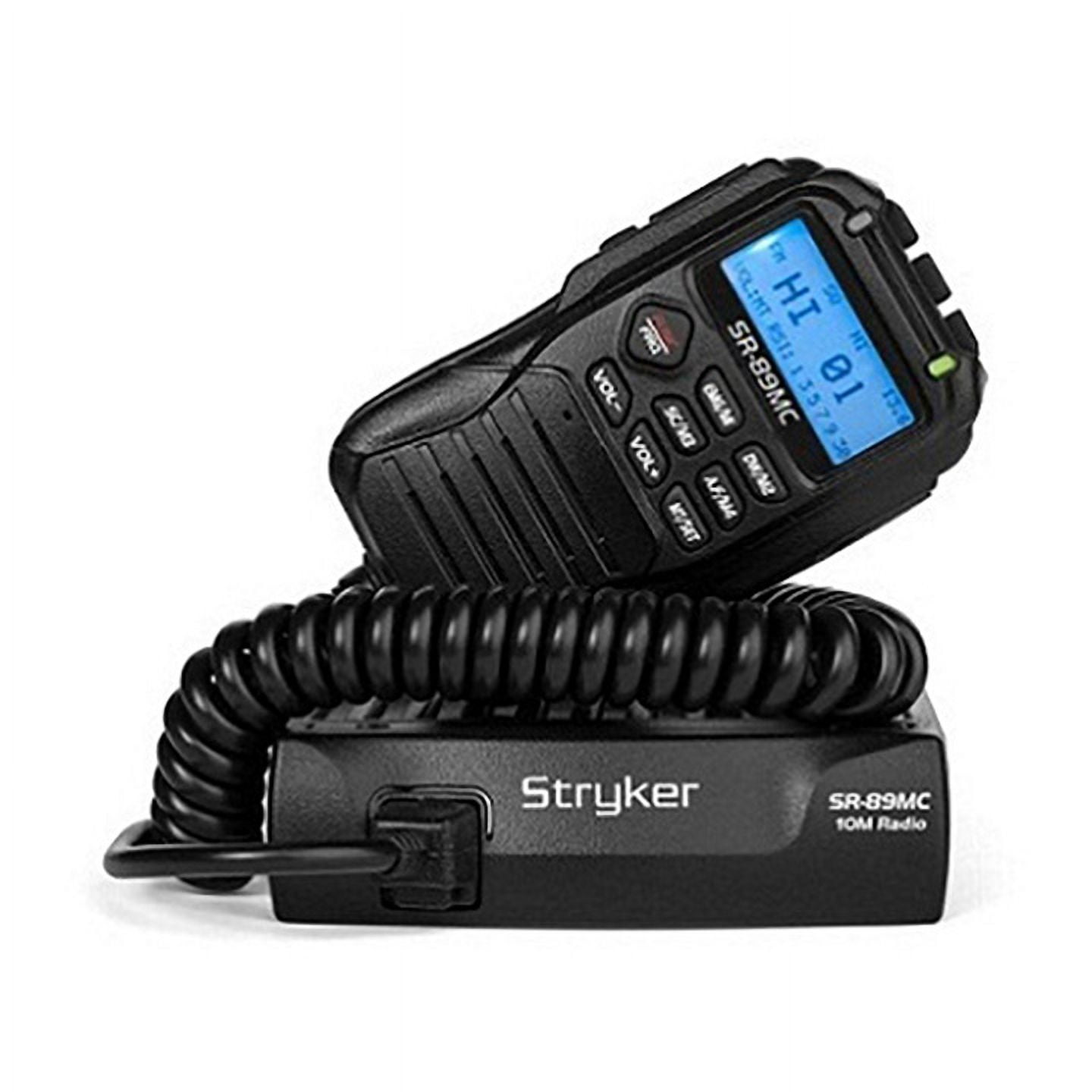SR89MCV2 40 WATT AM/FM 10 METER REMOTE RADIO WITH 3 COLOR