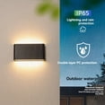 thumbnail image 3 of Aplique de Pared LED Lámpara de Pared Exterior Impermeable Lámpara de Pared Interior Artefactos de Iluminación de Pared Sala de Estar Dormitorio Pasillo Pasillo S, 3 of 5
