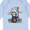 thumbnail image 4 of Inktastic Halloween Trick or Treating Cute Grim Reaper Boys or Girls Long Sleeve Baby Bodysuit, 4 of 5