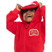 Disney Pixar Cars Toddler Boys Plush Fleece Full-Zip Cosplay Hoodie, Sizes 12M-5T