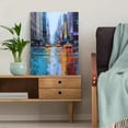 thumbnail image 5 of New York City Yellow Cab Textured Oil Painting Canvas Print Wall Art for Living Room Office, 5 of 8