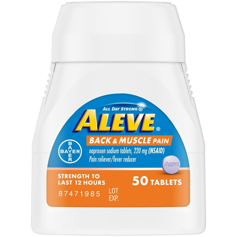 Get Back & Muscle Pain Relief with Aleve® Back & Muscle Pain