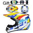 thumbnail image 1 of Enviar 3 Piezas De Regalo Casco De Motocicleta Casco Todoterreno Para Niños Bicicleta Downhill AM DH Casco Cruzado Capacete Casco De Motocross, 1 of 4