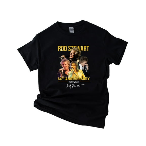Rod Stewart 64th Anniversary 1960-2023 The Music Legend Unisex T-Shirt, up to 5XL