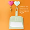 thumbnail image 3 of 2 Pieces/Set Mini Broom Dustpan Nordic Desktop Keyboard Washing Brush Small Hand Tool for Home Office, Green, 3 of 6