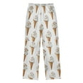thumbnail image 2 of FORMRS Kids Pajama Pants with Pockets Size 6-8Y Boys Lounge Sleep Bottoms, Cartoon Ice Cream Pattern, 2 of 8
